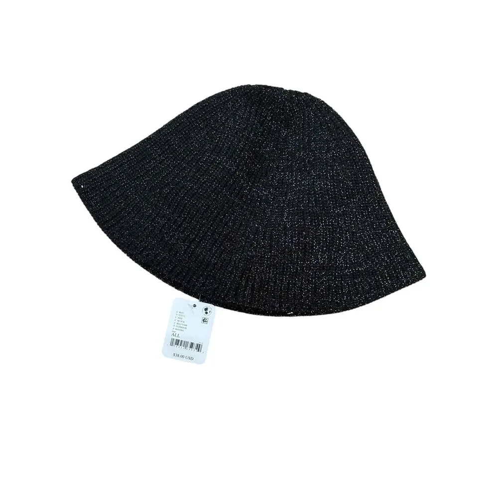 NWT Free‎ People Reflective Bell Beanie Black